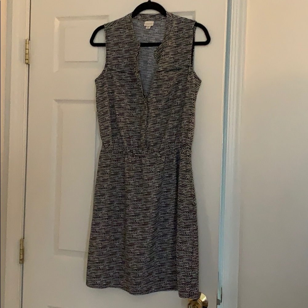 Black and white dress